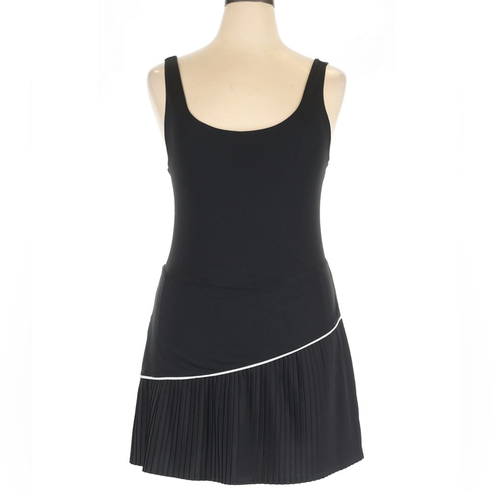 JoyLab Women’s Black Active Dress with Pleated Skort Size XS NWT